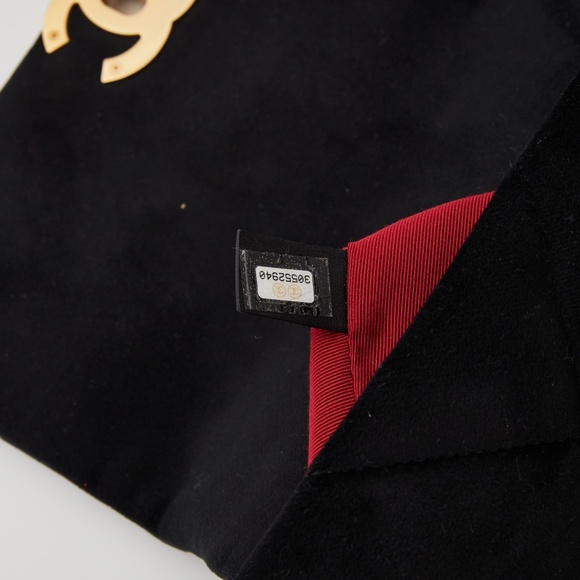 CHANEL 19 SMALL VELVET BLACK FLAP BAG (2020) - Picture 8 of 9